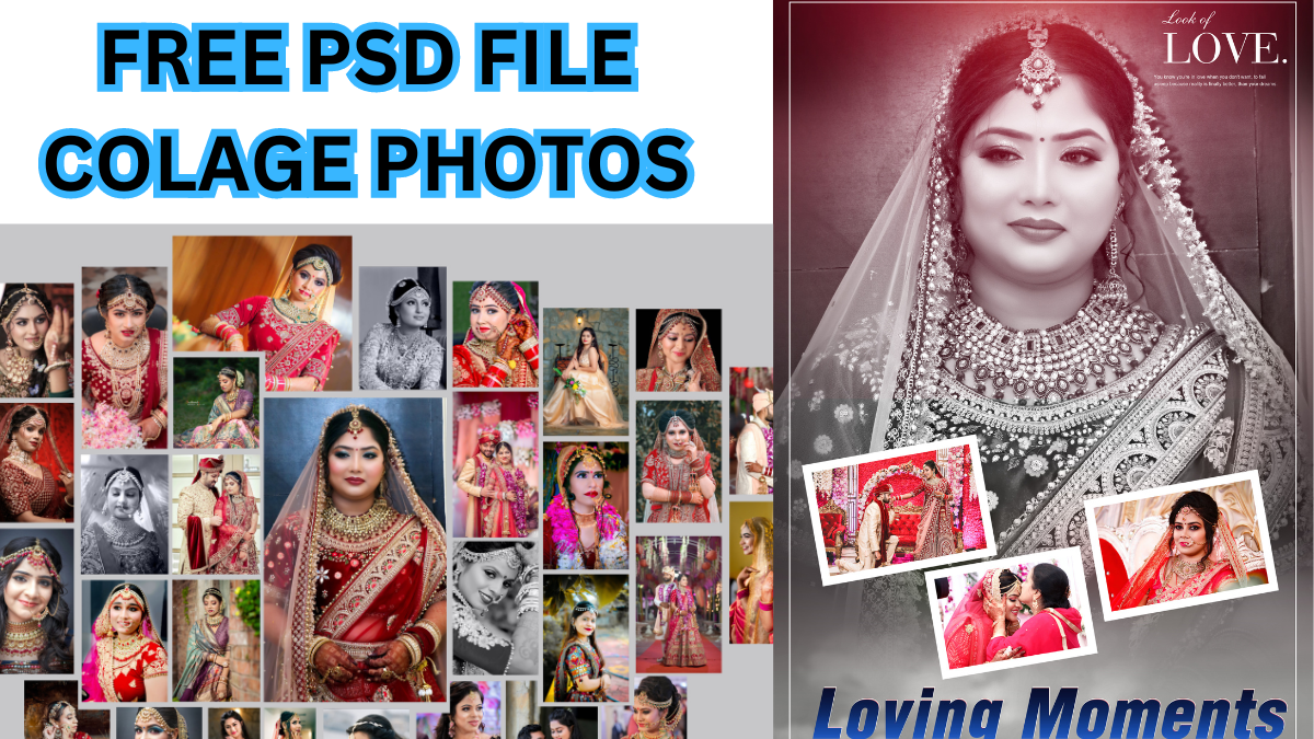 FREE 4 Best Collarge PSD Photos FREE Zip File
