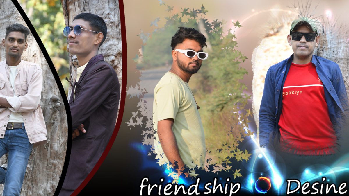 Friendship Album Desine Free PSD file Download 12X36
