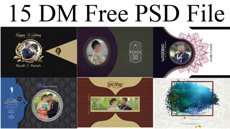 15 DM Free PSD File Download Album Design